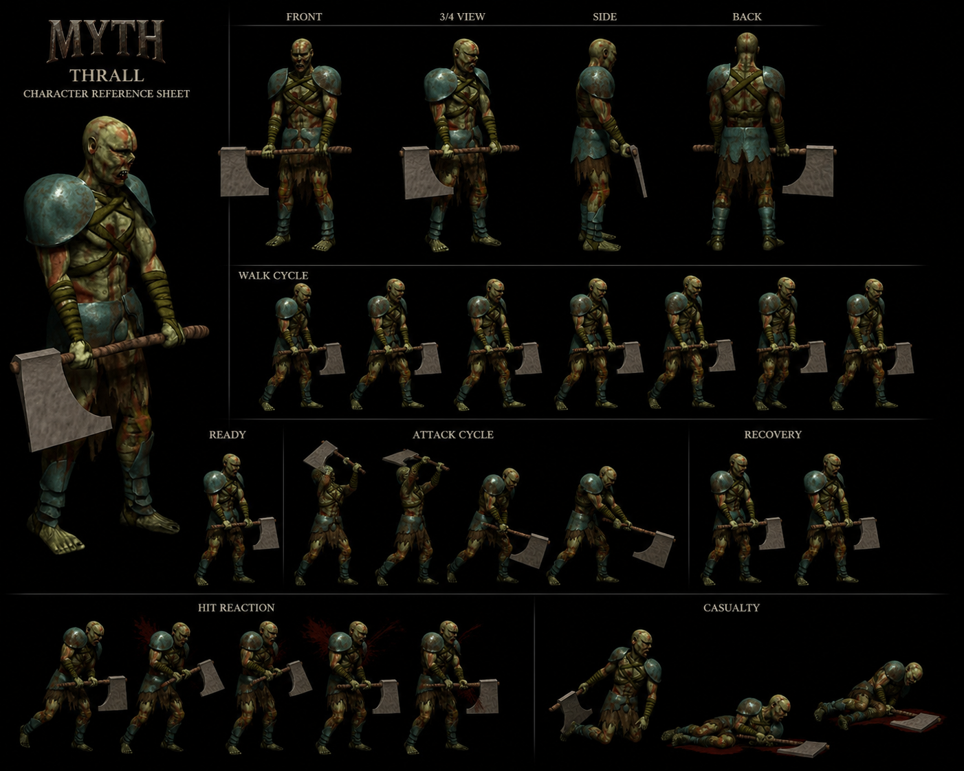 Vera plate explicitly titled Myth Thrall