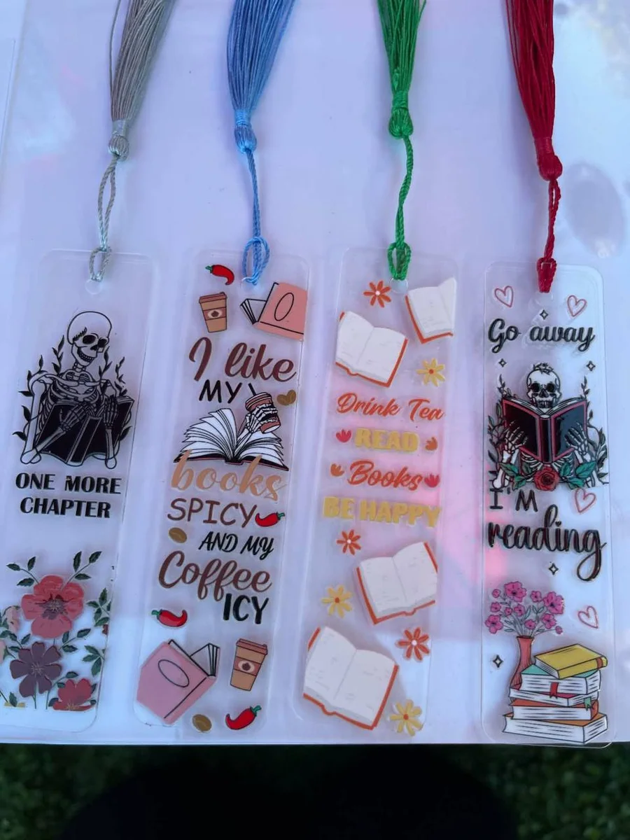 Kanaa’s decorated bookmarks